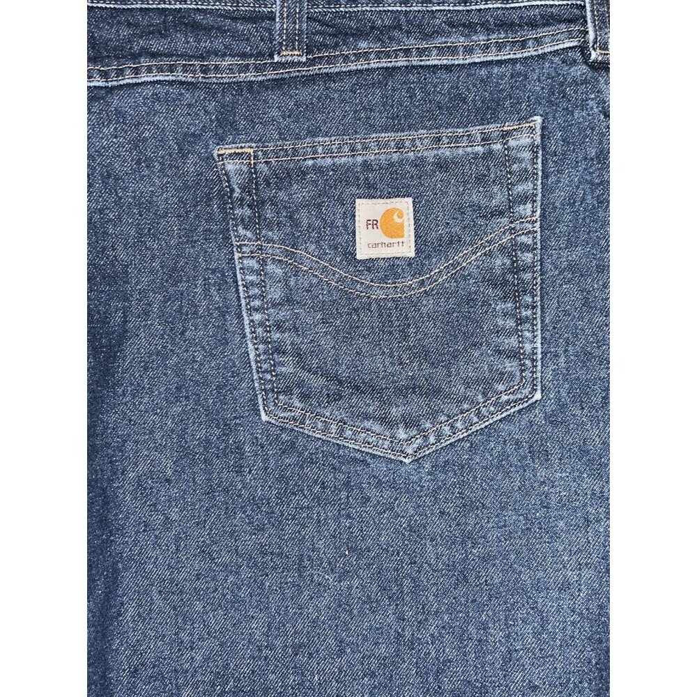 Carhartt FR Flame Resistant Jeans Mens 50x30 Blue Relaxed Fit Work FRB004 MOS - Picture 7 of 13